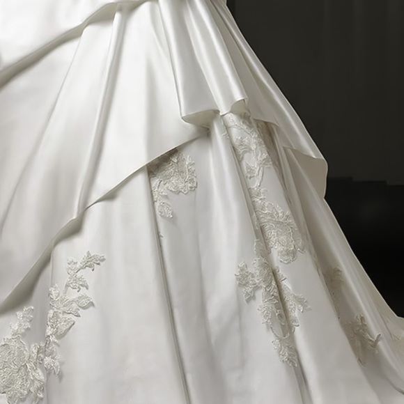 Black or white sash! ivory Satin  & formal sash - Picture 6 of 15